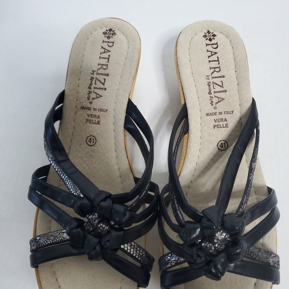 Patrizia By Spring Step Women Wedge Sandals Size 41 Made In Italy Casual Summer - Picture 3 of 9